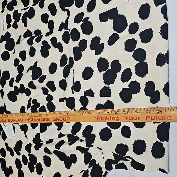 Who What Wear Dress Sz Med Adorable Long Dress Cream And Black New Condition - Picture 12 of 14